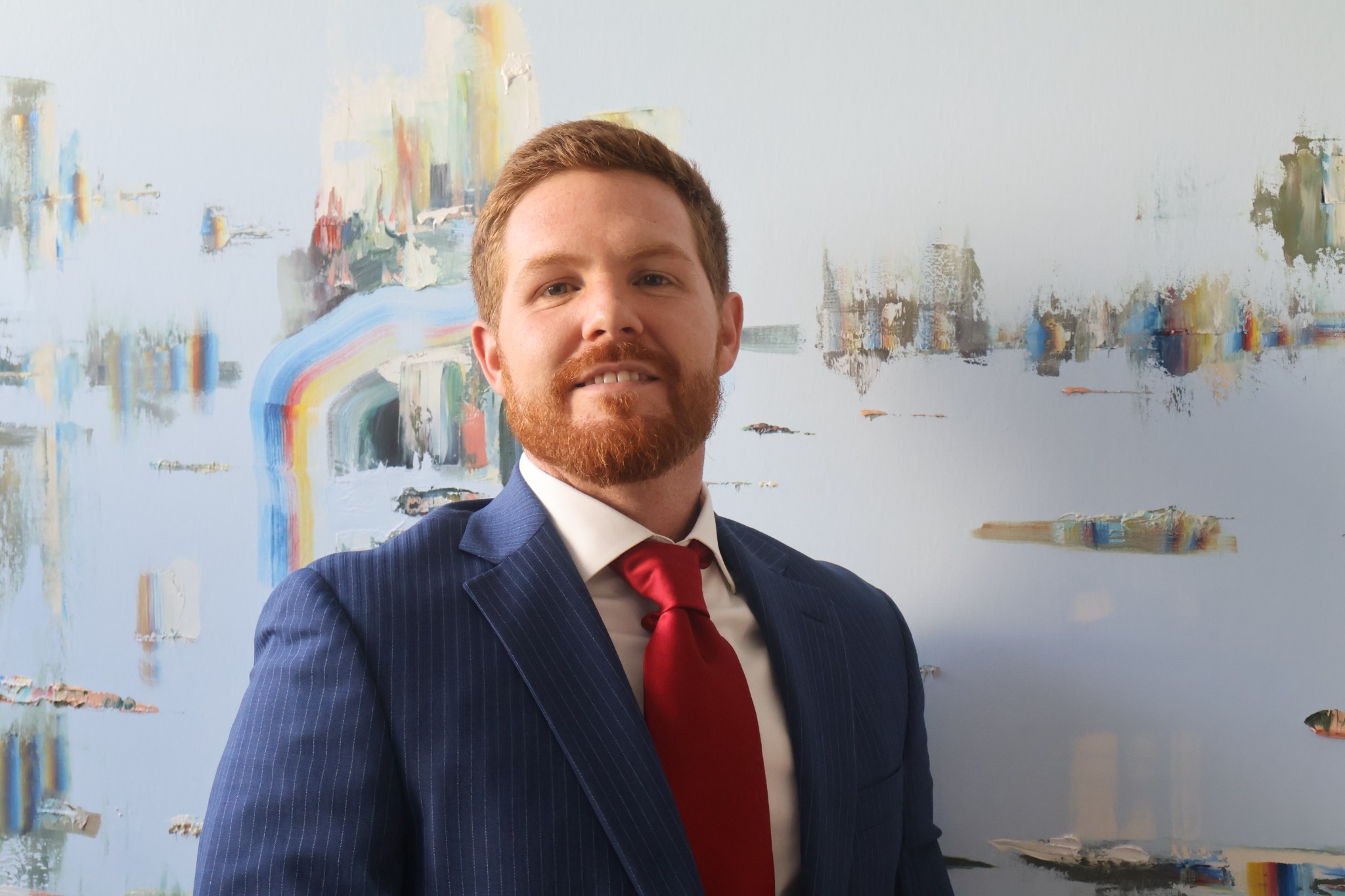 Michael A. Jacopelle in a navy suit